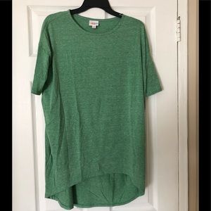 EUC LuLaRoe / LLR Irma Tunic Green